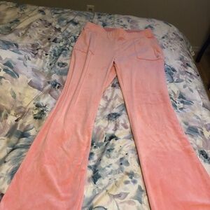 NWOT Juicy Pink Velvet Pants